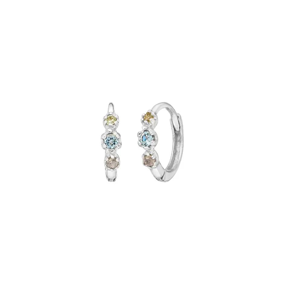 creole_three_gems_blauer__0.webp Creole Three Gems, Blauer Topas, 925 Sterlingsilber-LEAF Best