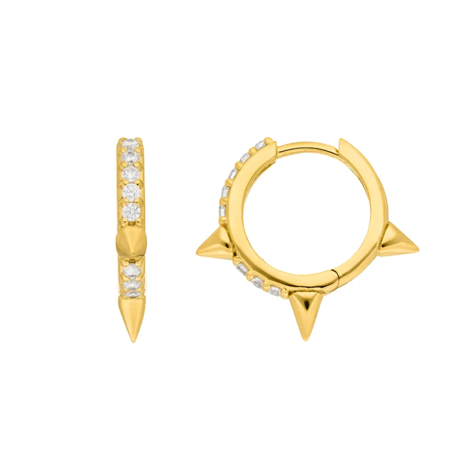 creole_triple_stud__k_gel_4.webp Creole Triple Stud, 18 K Gelbgold vergoldet-LEAF Best