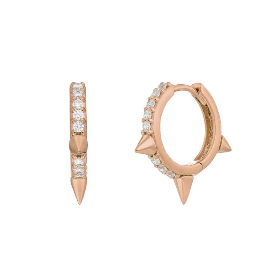 creole_triple_stud__k_ros_0.webp Creole Triple Stud, 18 K Rosegold vergoldet-LEAF Online