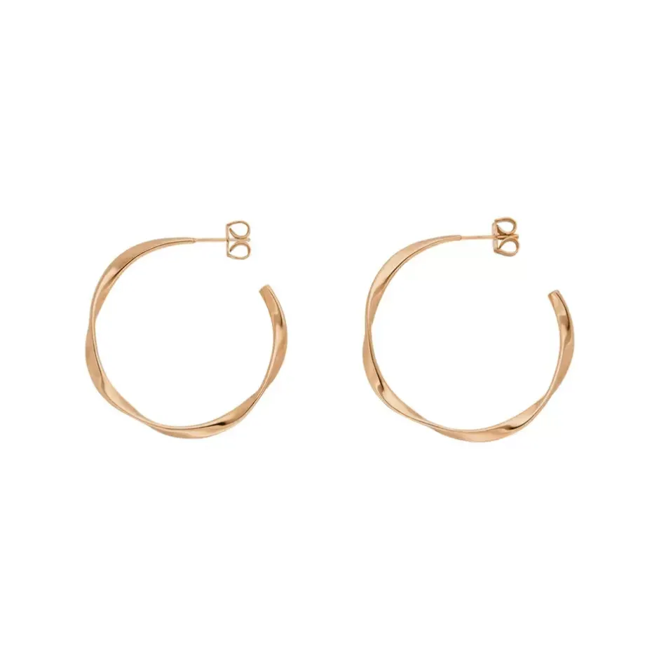 creole_twist_mm__k_rosego_0-1.webp Creole Twist, 20mm, 18 K Rosegold vergoldet-LEAF Hot