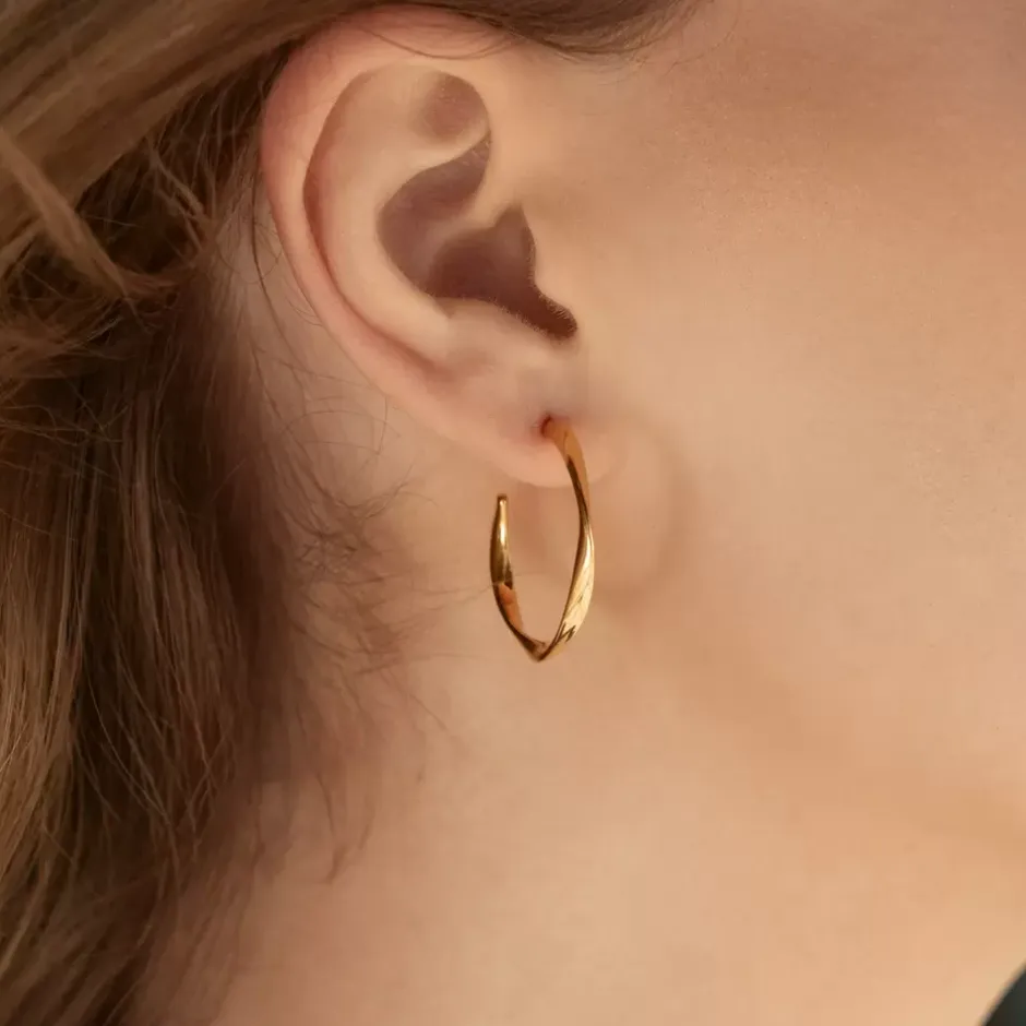 creole_twist_mm__k_rosego_1-1.webp Creole Twist, 20mm, 18 K Rosegold vergoldet-LEAF Hot