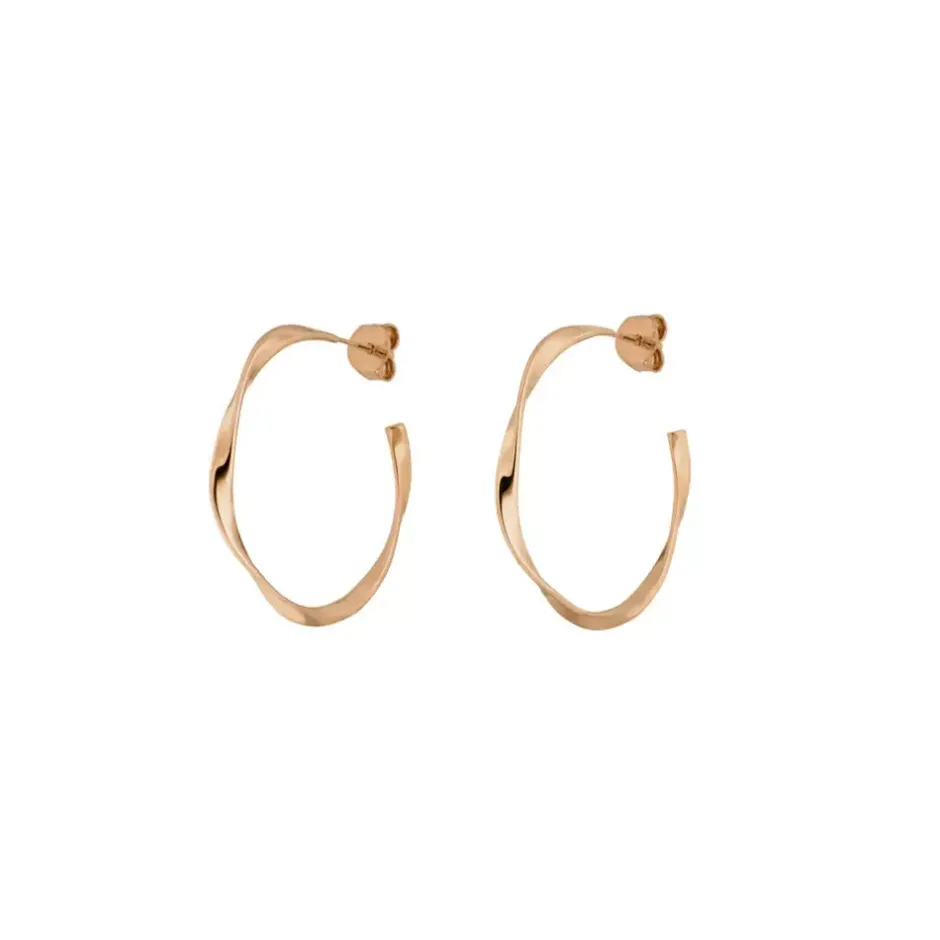 creole_twist_mm__k_rosego_2-1.webp Creole Twist, 20mm, 18 K Rosegold vergoldet-LEAF Hot