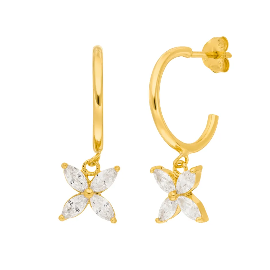 creolen_leaf_flower__k_ge_0.webp Creolen Flower, 18 K Gelbgold vergoldet-LEAF Best