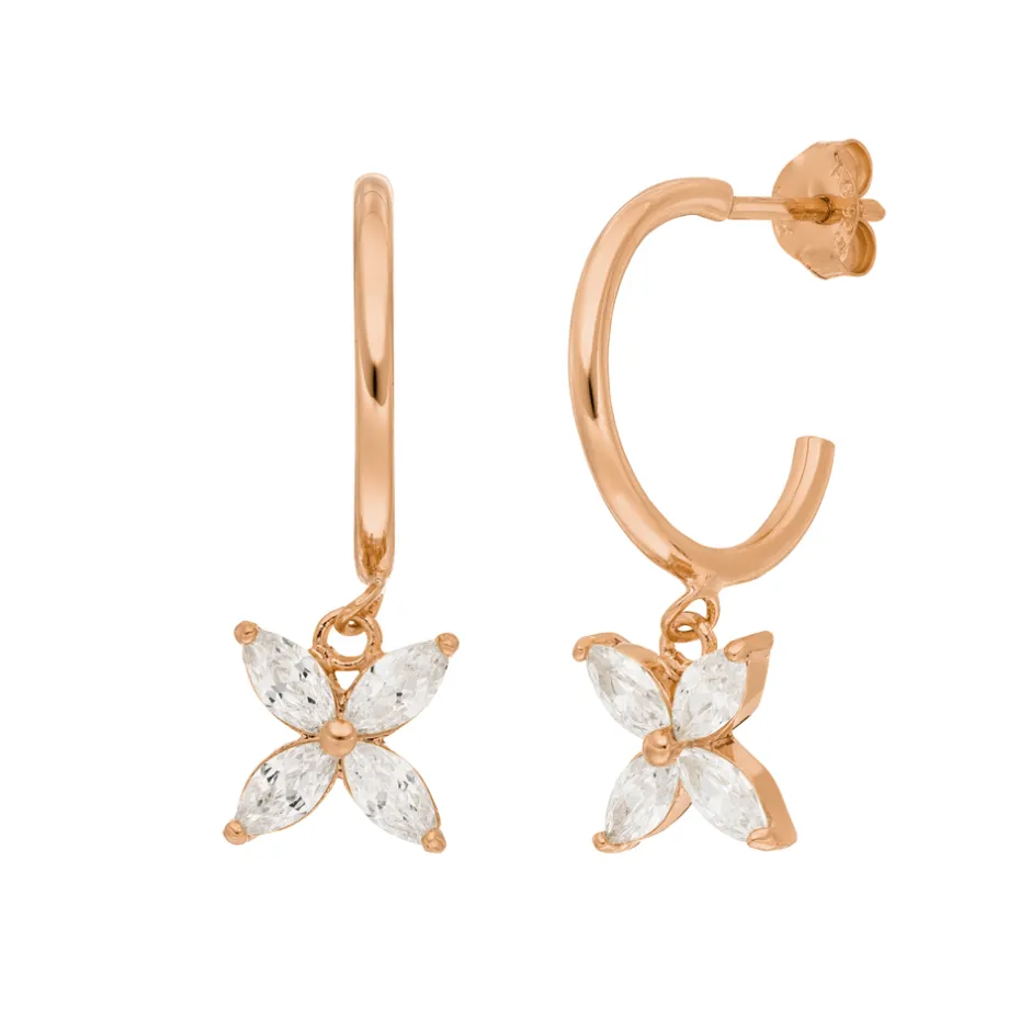 creolen_leaf_flower__k_ro_0.webp Creolen Flower, 18 K Rosegold vergoldet-LEAF Clearance