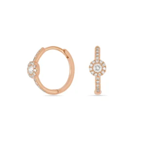 Creolen Pave II, 14 Karat-LEAF Outlet