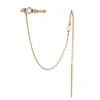 Earcandy, Mondstein/Blauer Topaz, 18 K Rosegold vergoldet-LEAF Clearance