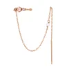 Earcandy, Rosenquarz/Amethyst, 18 K Rosegold vergoldet-LEAF Outlet