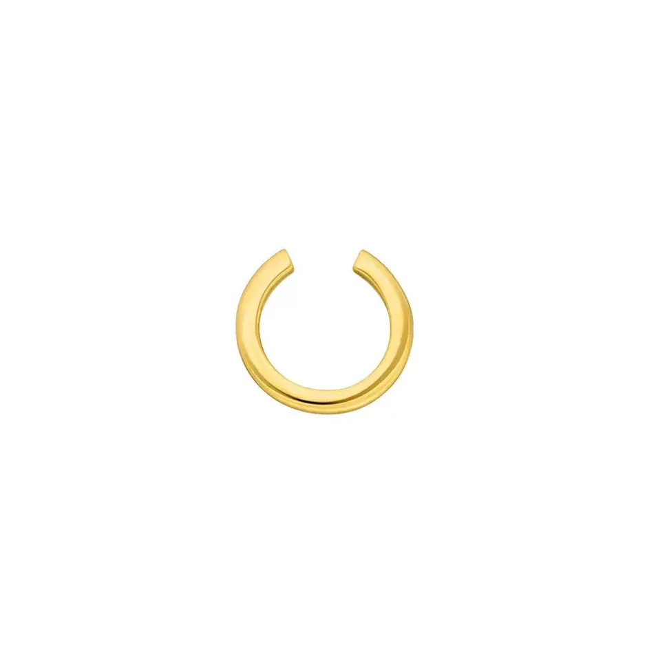 earcuff_basic__mm__k_gelb_1.webp Earcuff Basic, 10 mm, 18 K Gelbgold vergoldet-LEAF Sale