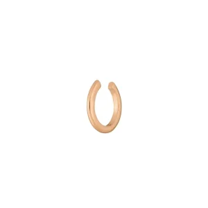 Earcuff Basic, 10 mm, 18 K Rosegold vergoldet-LEAF Fashion