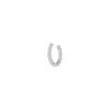 Earcuff Bubbles, 10 mm, 925 Sterlingsilber, rhodiniert-LEAF Fashion