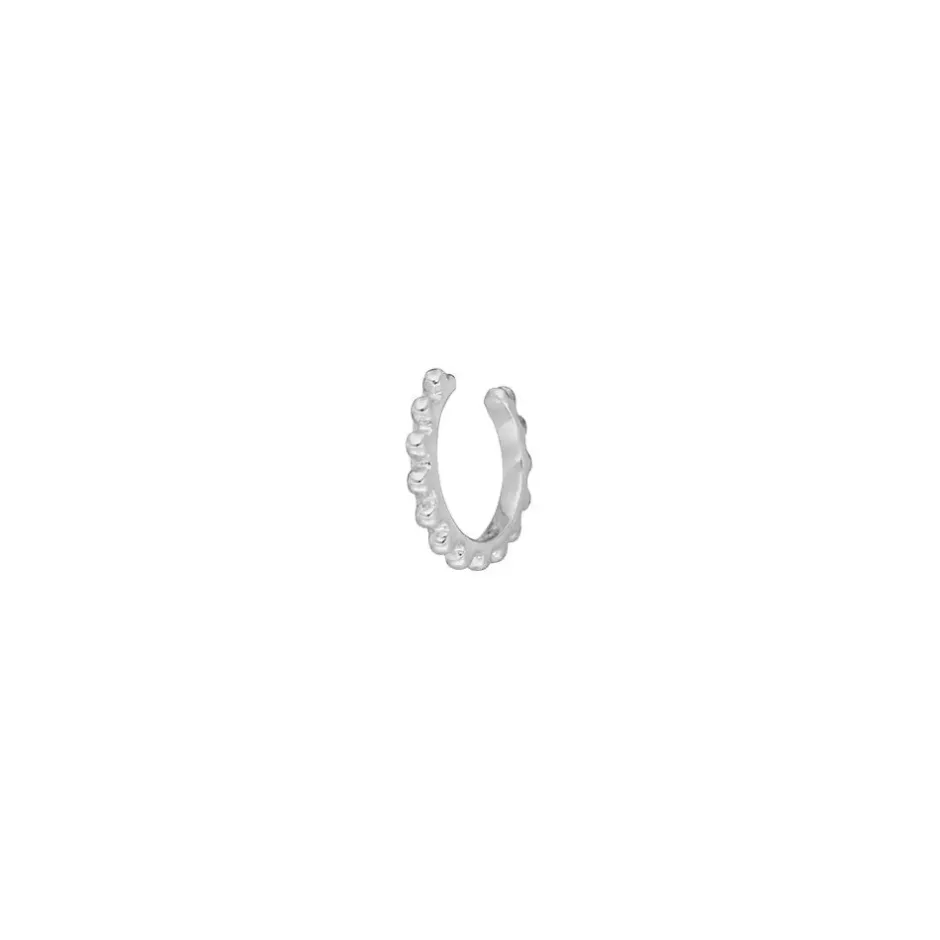 earcuff_bubbles__mm__ster_0.webp Earcuff Bubbles, 10 mm, 925 Sterlingsilber, rhodiniert-LEAF Fashion