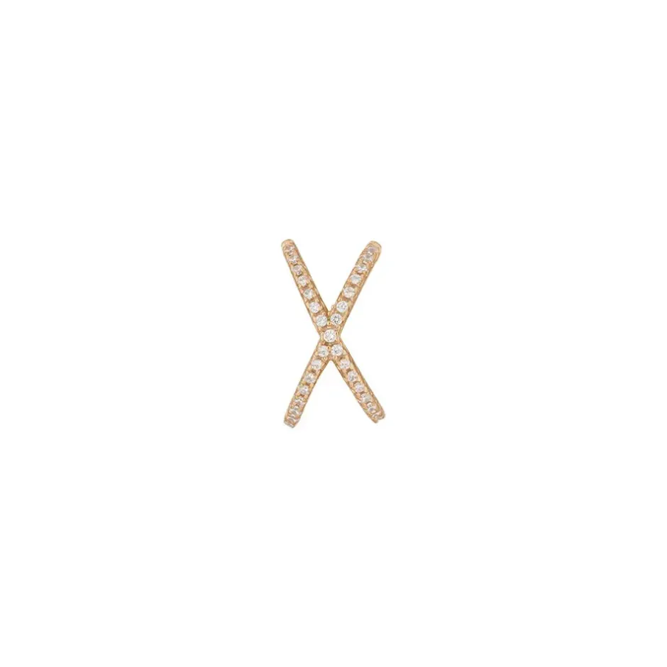 earcuff_cross_cz__k_roseg_2.webp Earcuff Cross CZ, 18 K Rosegold vergoldet-LEAF Clearance