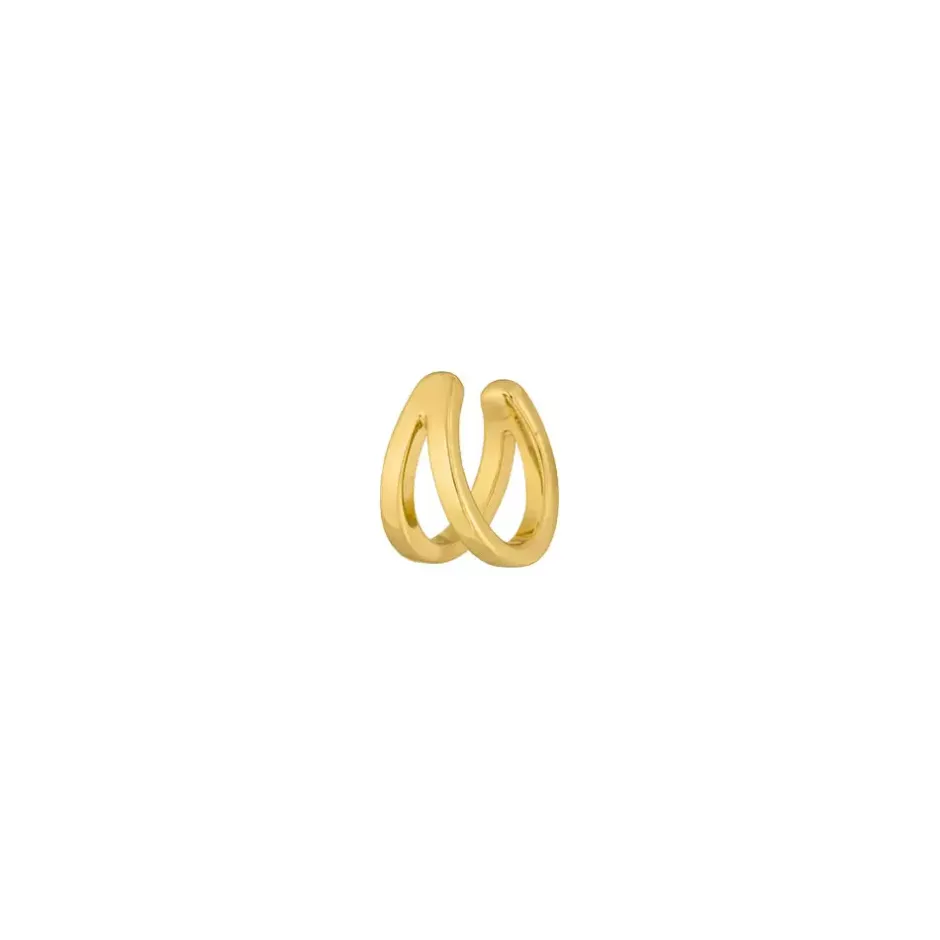 earcuff_double_line__mm___0-1.webp Earcuff Double Line, 10 mm, 18 K Gelbgold vergoldet-LEAF Discount