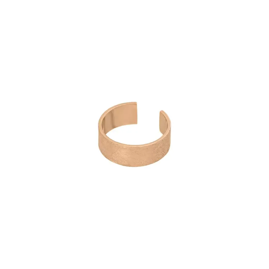 earcuff_matt_mm__k_rosego_0.webp Earcuff Matt, 4mm, 18 K Rosegold vergoldet-LEAF Fashion