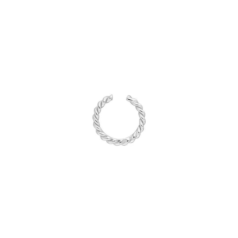 earcuff_rope__mm__sterlin_1.webp Earcuff Rope, 10 mm, 925 Sterlingsilber-LEAF Clearance
