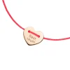 Freundschaftsarmband BEST MUM, 14 Karat Rosegold,-LEAF Online