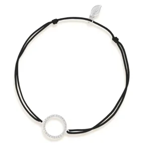 Freundschaftsarmband Circle mit Diamanten, 18 Karat Weißgold-LEAF Online
