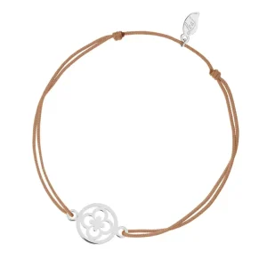 Freundschaftsarmband Clover, 14 Karat Weißgold-LEAF Clearance
