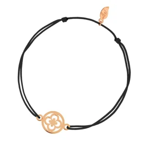 Freundschaftsarmband Clover, 14 Karat Rosegold-LEAF Sale