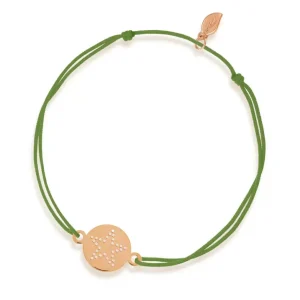 Freundschaftsarmband Disc STAR, 14 Karat Rosegold-LEAF Sale