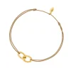 Freundschaftsarmband ETERNAL TOUCH, big, 14 Karat Gelbgold-LEAF Sale