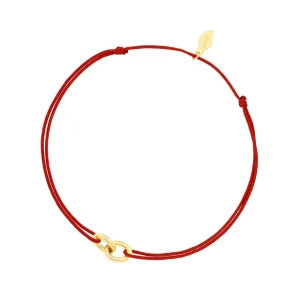 Freundschaftsarmband ETERNAL TOUCH, 14 Karat Gelbgold-LEAF Fashion