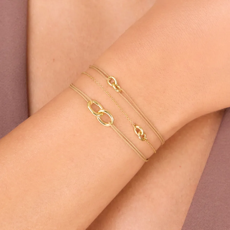 freundschaftsarmband_eter_2-2.webp Freundschaftsarmband ETERNAL TOUCH, big, 14 Karat Rosegold-LEAF Outlet