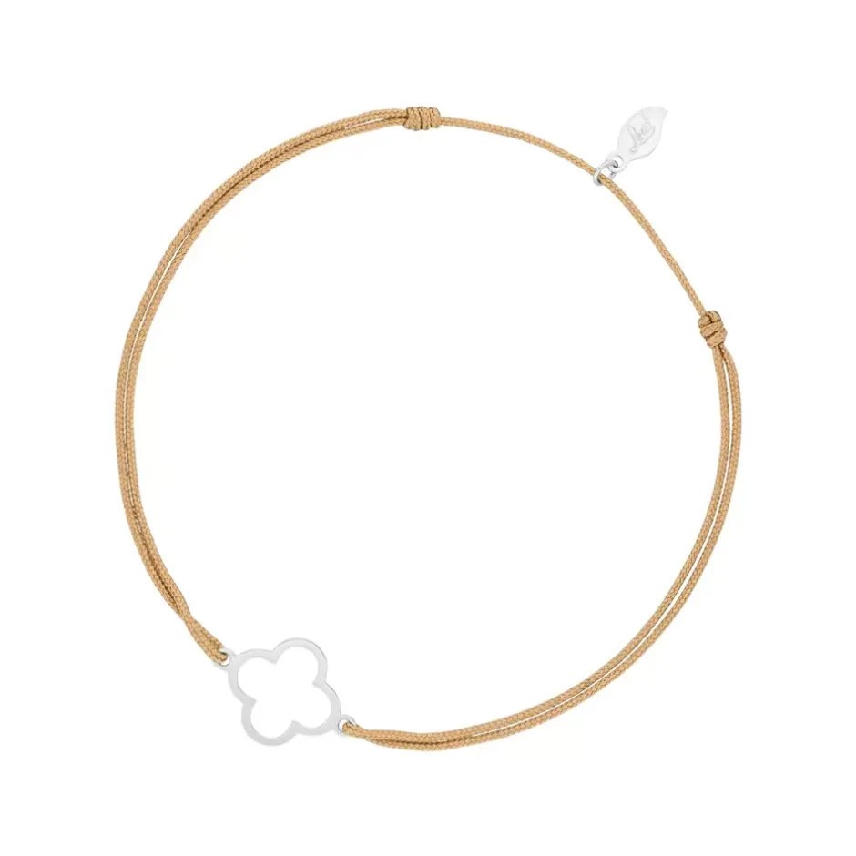 freundschaftsarmband_gent_0-2.webp Freundschaftsarmband GENTLE CLOVER, 14 Karat Weißgold-LEAF Hot