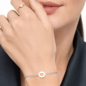 Freundschaftsarmband Heart, 14 Karat Gelbgold-LEAF Best