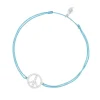 Glücksarmband PEACE mit Zirkonia, 925 Sterlingsilber,-LEAF Discount