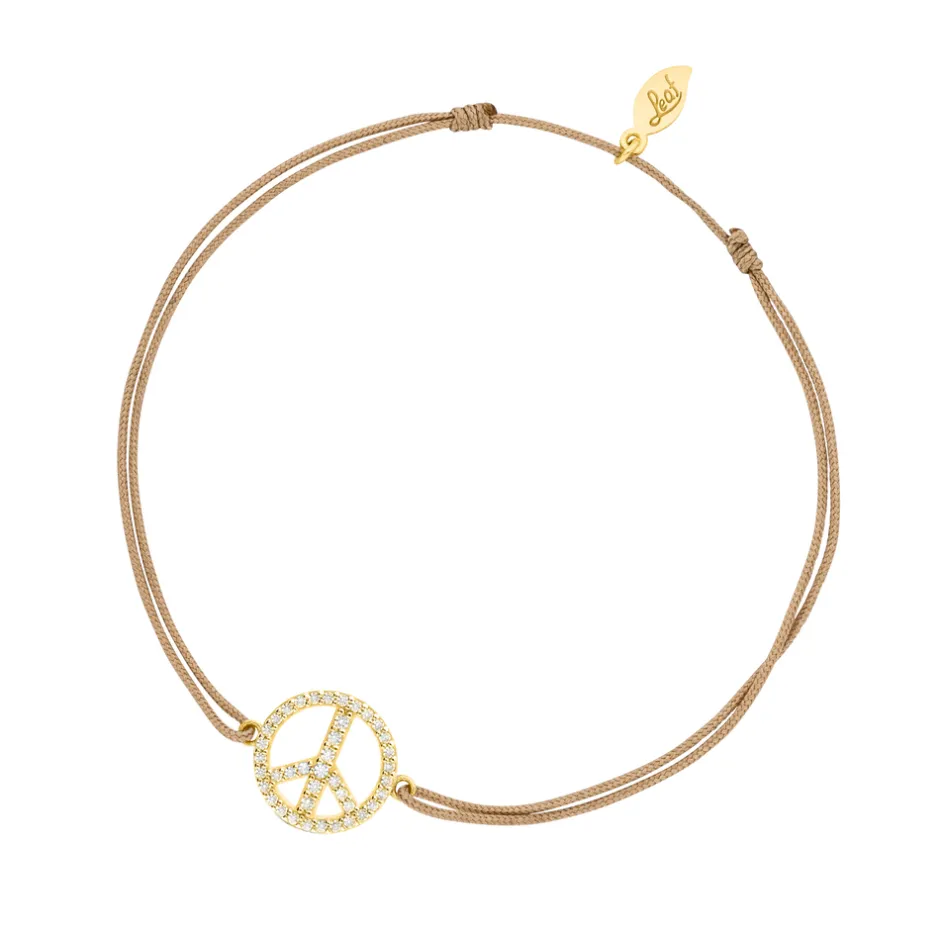 glcksarmband_peace_mit_zi_0.webp Glücksarmband PEACE mit Zirkonia, 18 K Gelbgold vegoldet,-LEAF Clearance