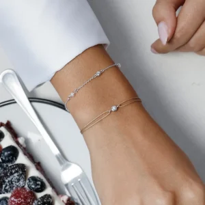 Glücksarmband Pure mit Perle, 925 Sterlingsilber,-LEAF Online