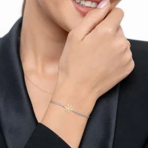 Glücksarmband Snowflake, 18 K Gelbgold vergoldet,-LEAF Outlet