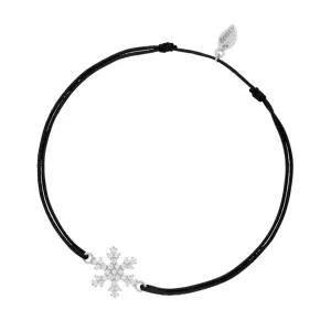 Glücksarmband Snowflake, 925 Sterlingsilber,-LEAF Online