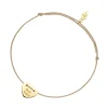 Glücksbändchen "Best Sister", 18 K Gelbgold vergoldet,-LEAF Outlet
