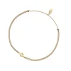 Glücksbändchen Pure, 18 K Gelbgold vergoldet,-LEAF New