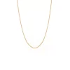 Gliederhalskette, 40 - 45 cm, 18 Karat Rosegold vergoldet-LEAF Online