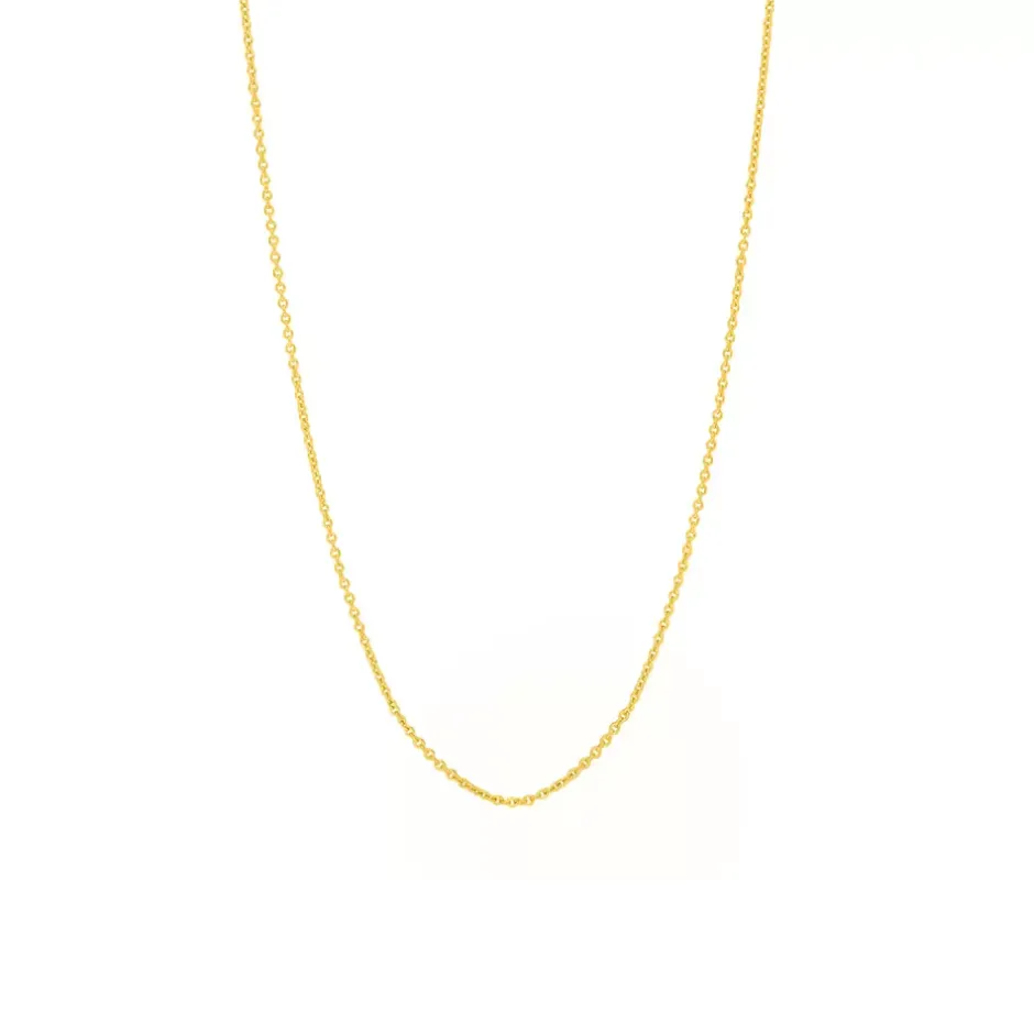 gliederhalskette____cm__k_0-2.webp Gliederhalskette, 55 - 60 cm, 18 Karat Gelbgold vergoldet-LEAF Clearance
