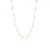 Gliederhalskette, 55 - 60 cm, 18 Karat Rosegold vergoldet-LEAF Sale