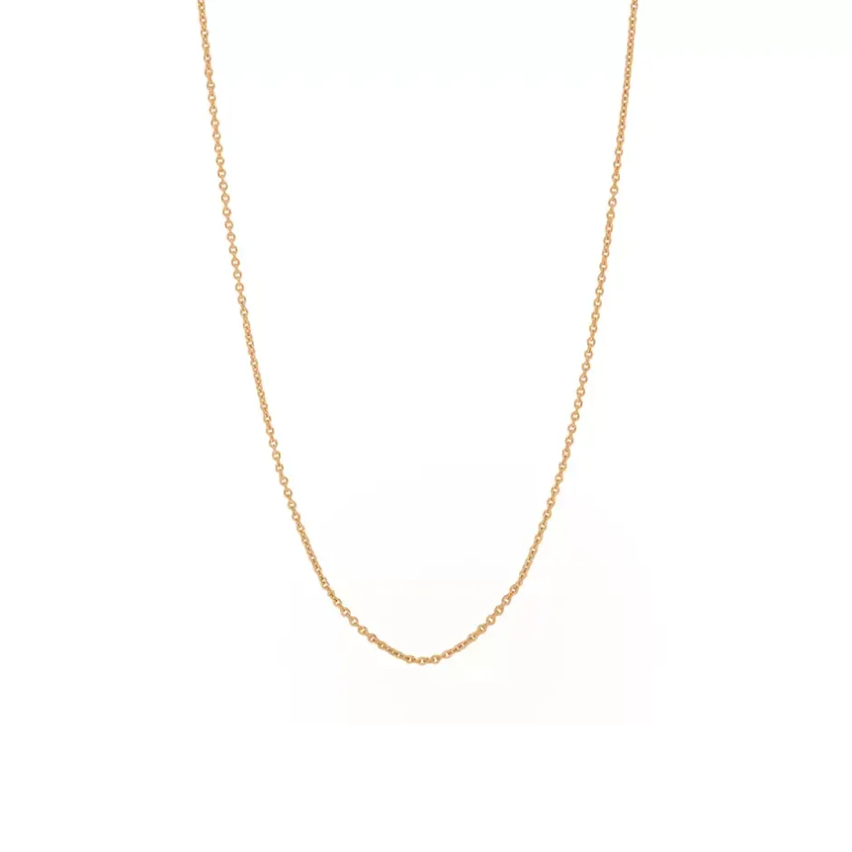 gliederhalskette____cm__k_0-3.webp Gliederhalskette, 55 - 60 cm, 18 Karat Rosegold vergoldet-LEAF Sale