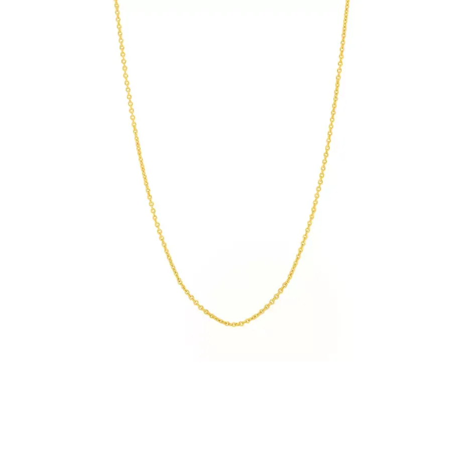 gliederhalskette____cm__k_0.webp Gliederhalskette, 40 - 45 cm, 18 Karat Gelbgold vergoldet-LEAF Sale