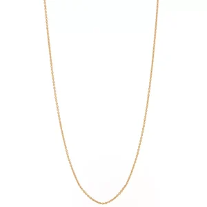 Gliederhalskette, 80 cm, 18 Karat Rosegold vergoldet-LEAF Outlet
