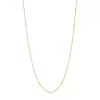 Gliederkette mit Kugeln, 55cm, 18 Karat Rosegold vergoldet-LEAF Discount