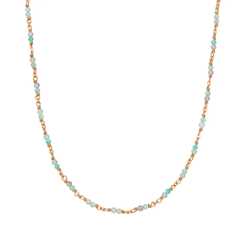 halskette_amazonit__karat_0-1.webp Halskette Amazonit, 18 Karat Rosegold vergoldet-LEAF Sale