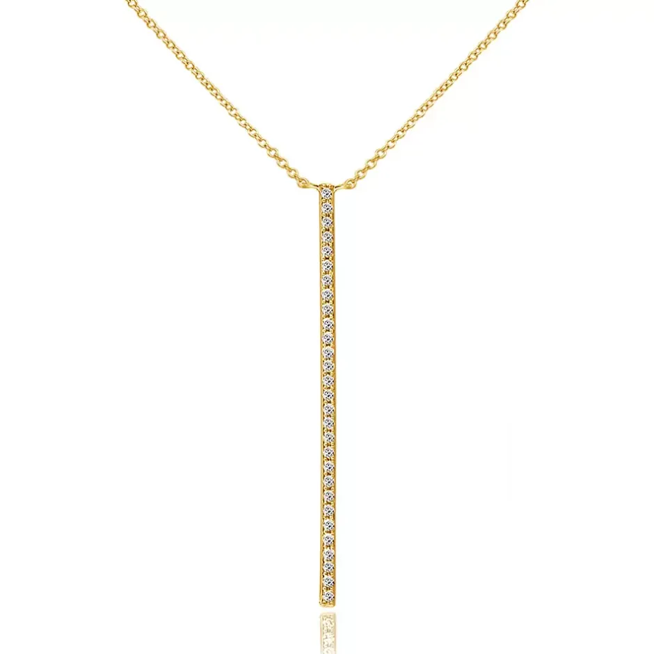 halskette_bar_diamanten___0.webp Halskette Bar Diamanten, 18 Karat Gelbgold-LEAF Online