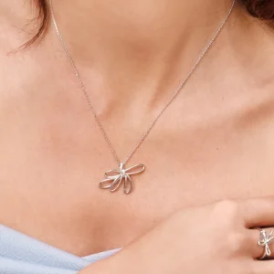 Halskette Blossom, 925 Sterlingsilber-LEAF New