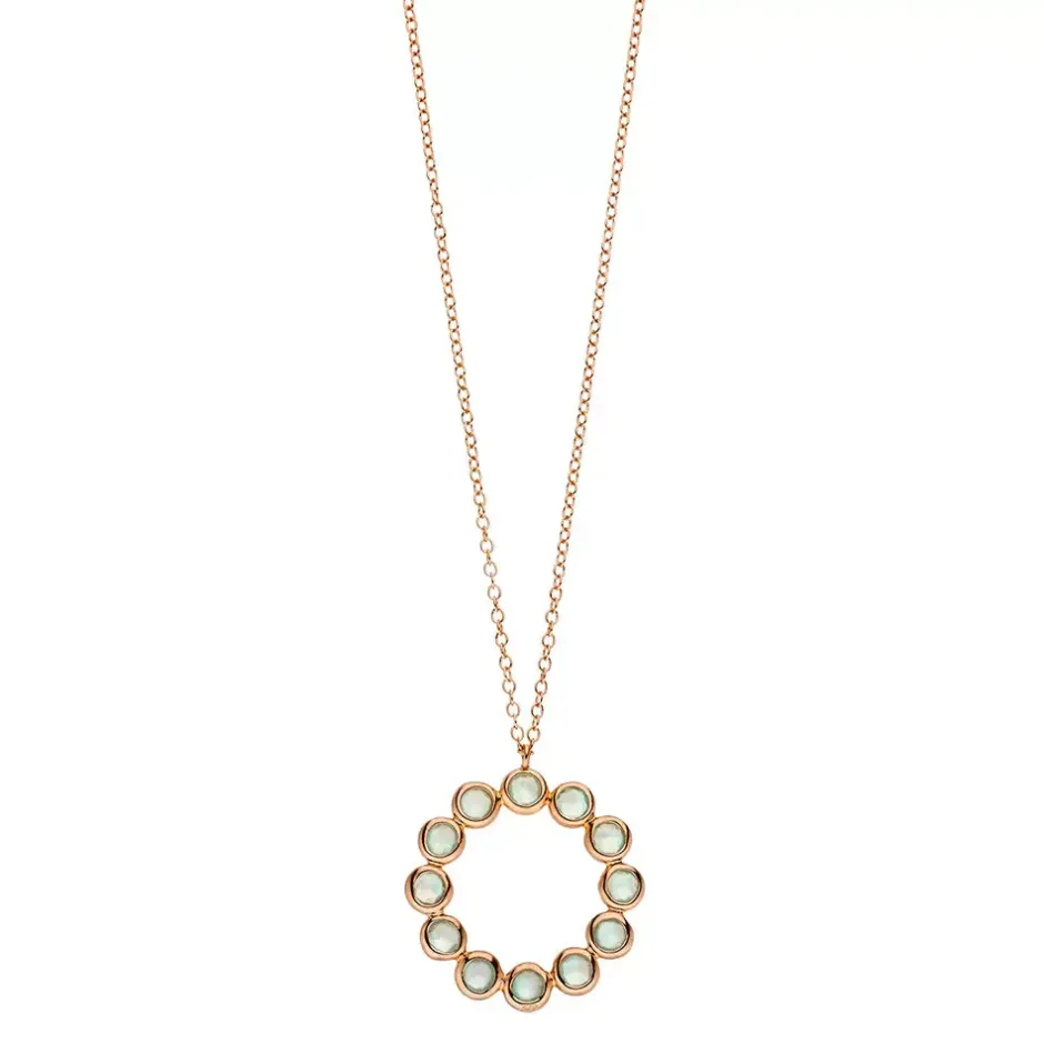 halskette_bohemian__karat_0.webp Halskette Bohemian, 18 Karat Rosegold vergoldet, Aqua Calzedon-LEAF Hot