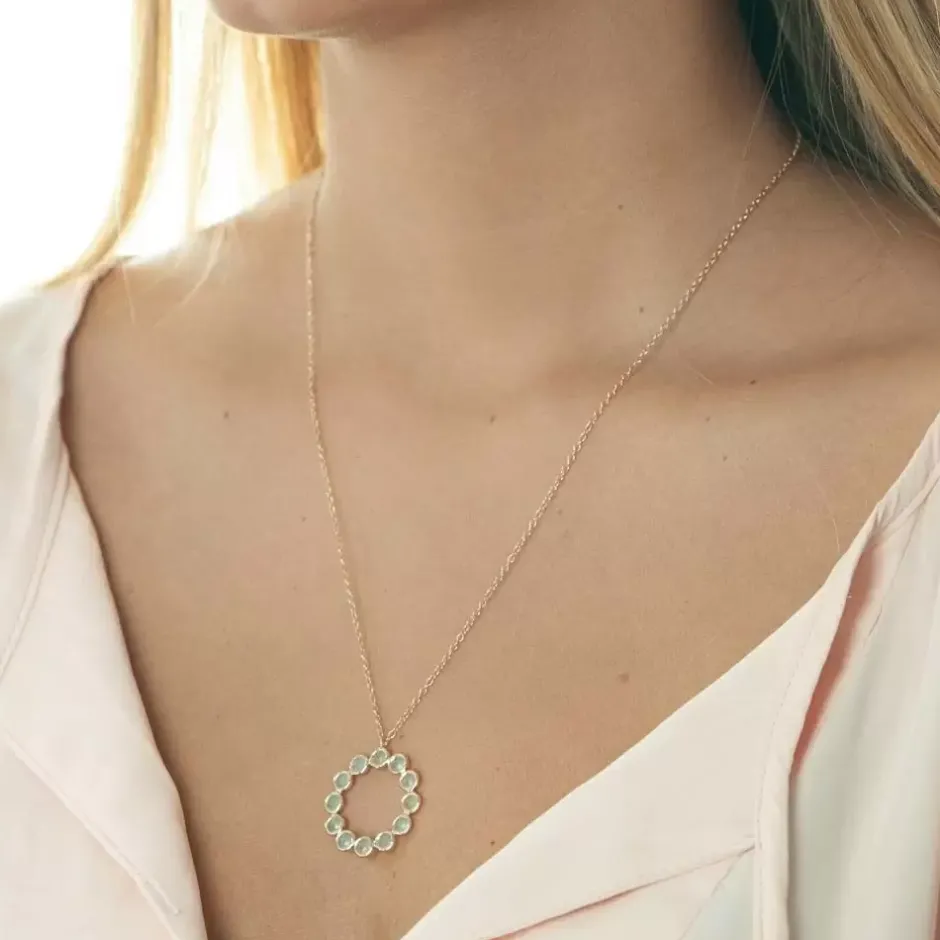 halskette_bohemian__karat_2.webp Halskette Bohemian, 18 Karat Rosegold vergoldet, Aqua Calzedon-LEAF Hot
