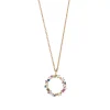 Halskette CANDY, 18 Karat Rosegold vergoldet-LEAF New