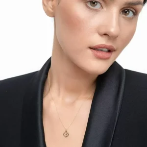 Halskette Clover, 14 Karat Gelbgold-LEAF Hot